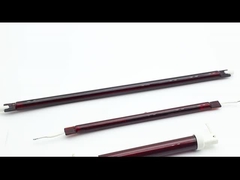 붉은 쿼츠 유리 단파 IR 램프 1500mm 세라믹 적외선 난방 요소