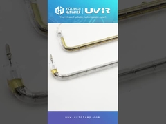 U형 단파 적외선 난방 원소 튜브 반사체