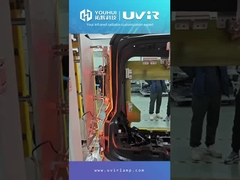 U형 평면 각도 단일 튜브 금으로 코팅 된 하로겐 난방 램프