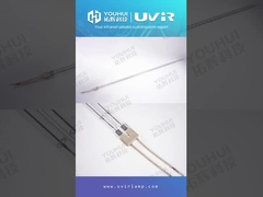11x23mm 하로겐 IR 적외선 튜브 램프 금 코팅 쌍 튜브 쿼츠 히터 램프