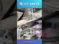 세라믹 백색 단파 트윈 튜브 하로겐 적외선 발사기 IR 램프 근처