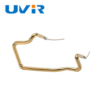 금으로 코팅 된 쿼츠 적외선 난방 튜브 150-6000W