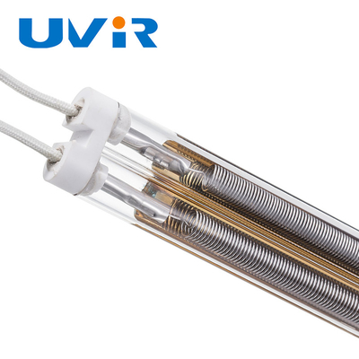 Good price OEM 6000W 중파 적외선 램프, 반 금은 적외선 난방 관을 도금했습니다 온라인으로