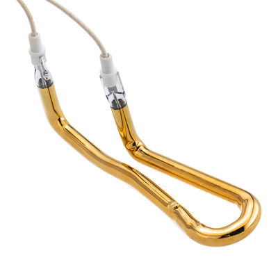 좋은 가격 230V 1660W 골드 3D 윤곽 적외선 방사 히터 램프 온라인으로