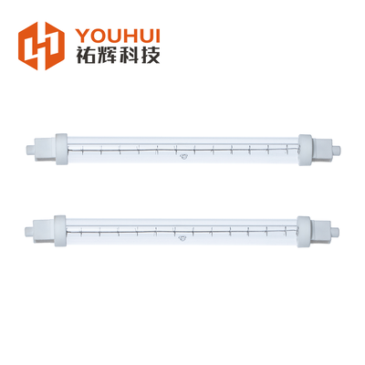 200-4000W 하로겐 적외선 램프 1초 반응 시간 및 산업용 용기 50-1500mm 난방 길