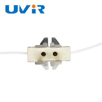 좋은 가격 GX9.5 IR 램프 홀더, 쌍자관 히터를 위한 250V 5KV 열램프 클램프 온라인으로