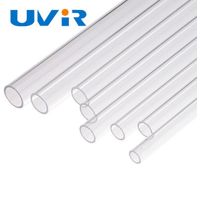 좋은 가격 적외선 열 램프용 투명 석영 파이프 8-19mm 직경 온라인으로