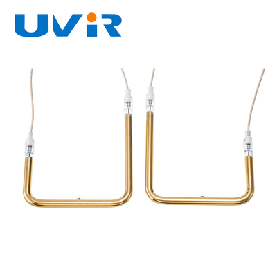 Good price 230V 910W Ｕ 유형 발열체 튜브 금 반사기 석영 부품 온라인으로