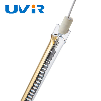400V 탄소 섬유 IR 쿼츠 히터 램프 R7S 금 코팅