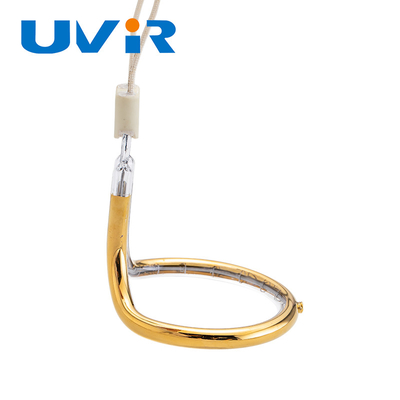UVIR 골드 코팅 석영 링 적외선 히터 램프 100-7600W