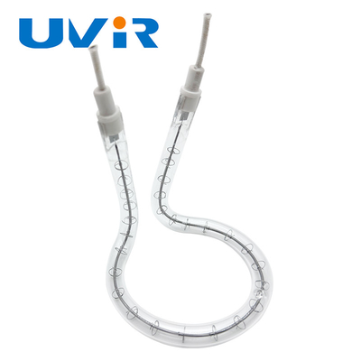 커스터마이징 가능한 UVIR 반지 적외선 램프 백색 코팅 쿼츠 튜브 할로겐 IR 램프 200-4000W