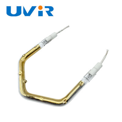 다재다능한 150-6000W 적외선 난방 원자 튜브와 45-480V 전압 및 금 반사기 산업 프로세스