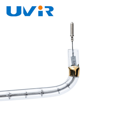 200-4000W U형 쿼츠 히터 할로겐 튜브, 2D 맑은 단파 IR 램프