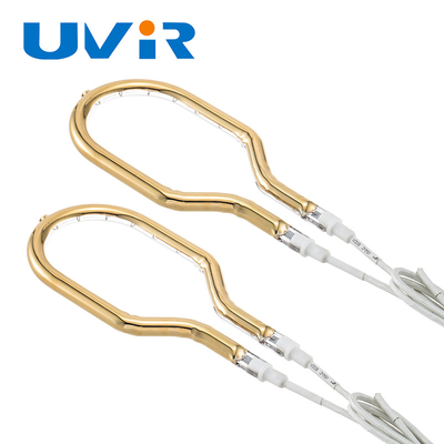 UVIR 골드 링 적외선 가열 램프 200-6000W (산업용 오븐용)