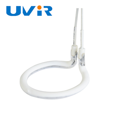 UVIR 석영 링 적외선 램프 39-606mm 55-575V 백색 반사경