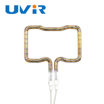 품질 자외선 열기 원소 튜브 UVIR 맞춤형 3D 모양 금으로 덮인 열기 라디에이터 공장