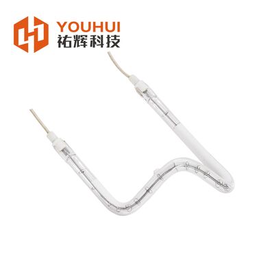 좋은 가격 150-6000W 전력 및 45-480V 전압의 백색 쿼츠 방출기 적외선 난방 원소 튜브 온라인으로