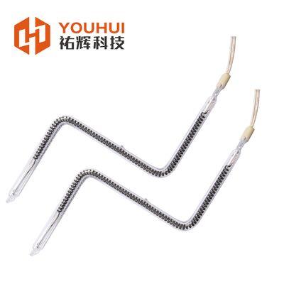 좋은 가격 내구성 200-4000W Z형 듀플 튜브 탄소 섬유 적외선 난방 램프 온라인으로