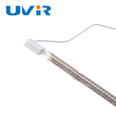 Good price 루비색 호리호리한 적외선 할로겐 램프 1200W 230V 석영관을 코팅하는 금 온라인으로