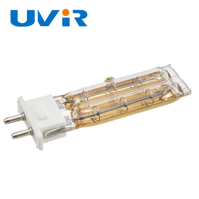 450W 쌍둥이 튜브 쿼츠 난방 램프 115V 금 반사기와 함께