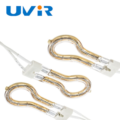 UVIR 450W 금 코팅 텅스텐 필라멘트 링 적외선 램프