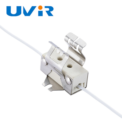 Good price IR 램프 세라믹 가열 전구 홀더, 10A 250V 5KV 램프 홀더 클립 온라인으로