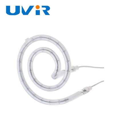 UVIR 180mm 백색 반지 적외선 램프 230V 쿼츠 튜브