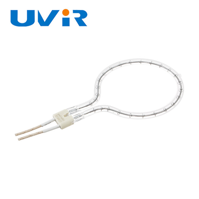 좋은 가격 230V 1850W 맑은 쿼츠 튜브 링 적외선 램프 온라인으로