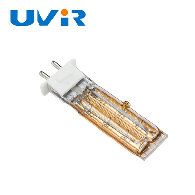 500W 115V 트윈 튜브 쿼츠 적외선 히터 (골드 반사판 포함)